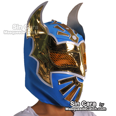 SIN CARA WRESTLING MASK FOR CHILDREN AND YOUNG TEENS