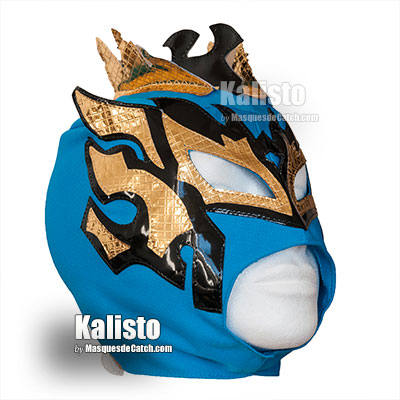 KALISTO Blue Childs Size Wrestling Mask Kids Fancy Dress Libre Lucha Dragons 