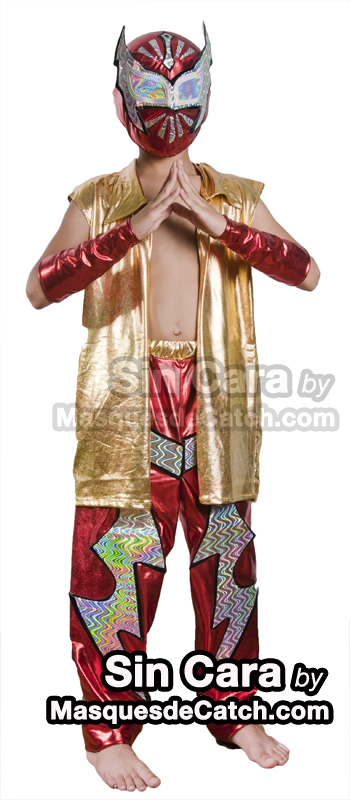 Kids Sin Cara Costume outfits & pants Red