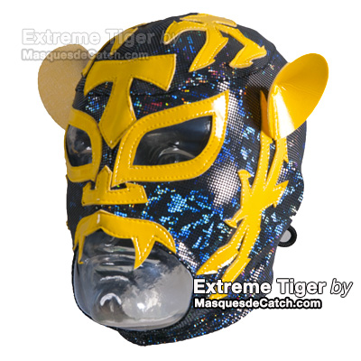 "Extreme Tiger" Semi Pro grade Wrestling Mask