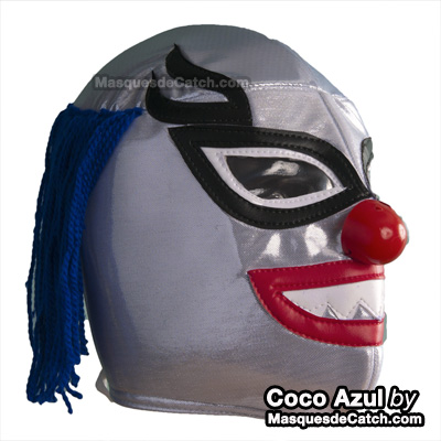 Coco Azul Lucha Libre Mask
