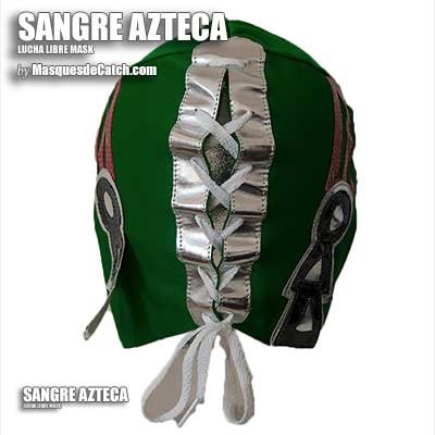 "Sangre Azteca" Adult Wrestling Mask in fabrics