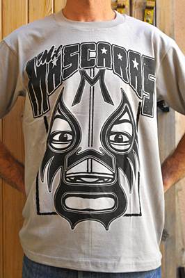 Lucha Libre T-shirt Mil Mascaras Grey