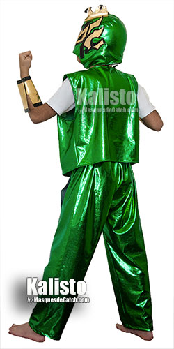 Kalisto Kid Costume in green color